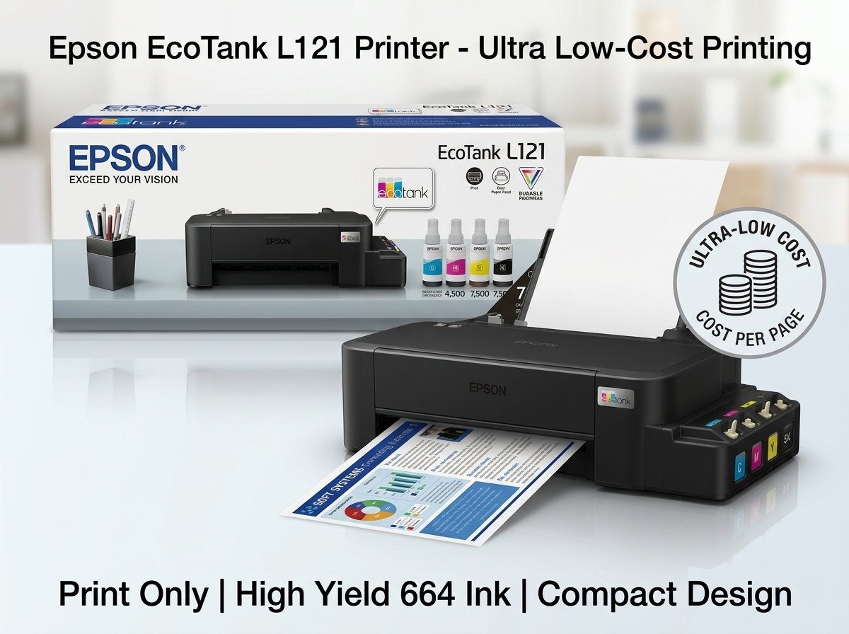 Epson EcoTank L121 A4 Ink Tank Printer