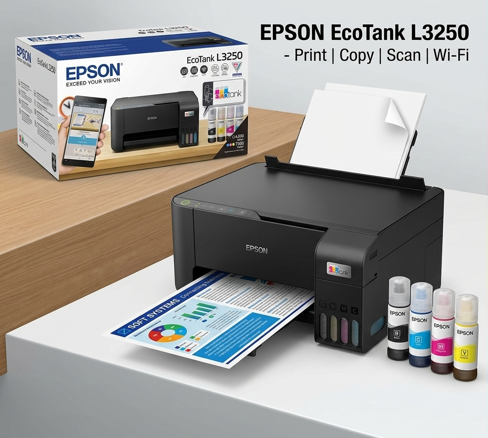 Epson EcoTank L3250 A4 Wi-Fi All-in-One Ink Tank Printer