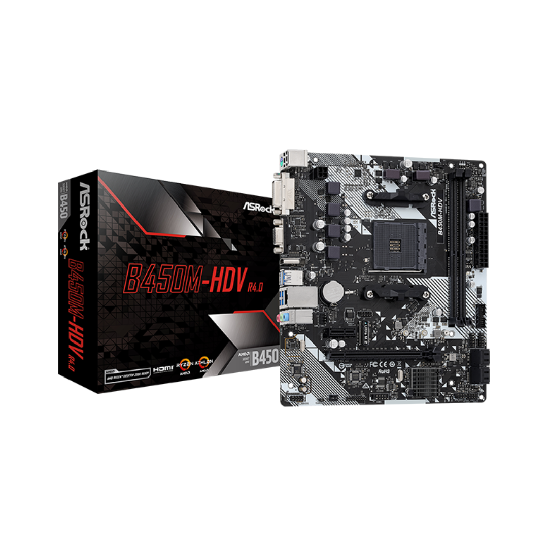 Asrock B450M-HDV R4.0 (Ryzen AM4)