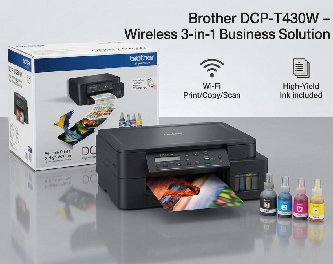 BROTHER DCP-T430W Ink Tank Printer