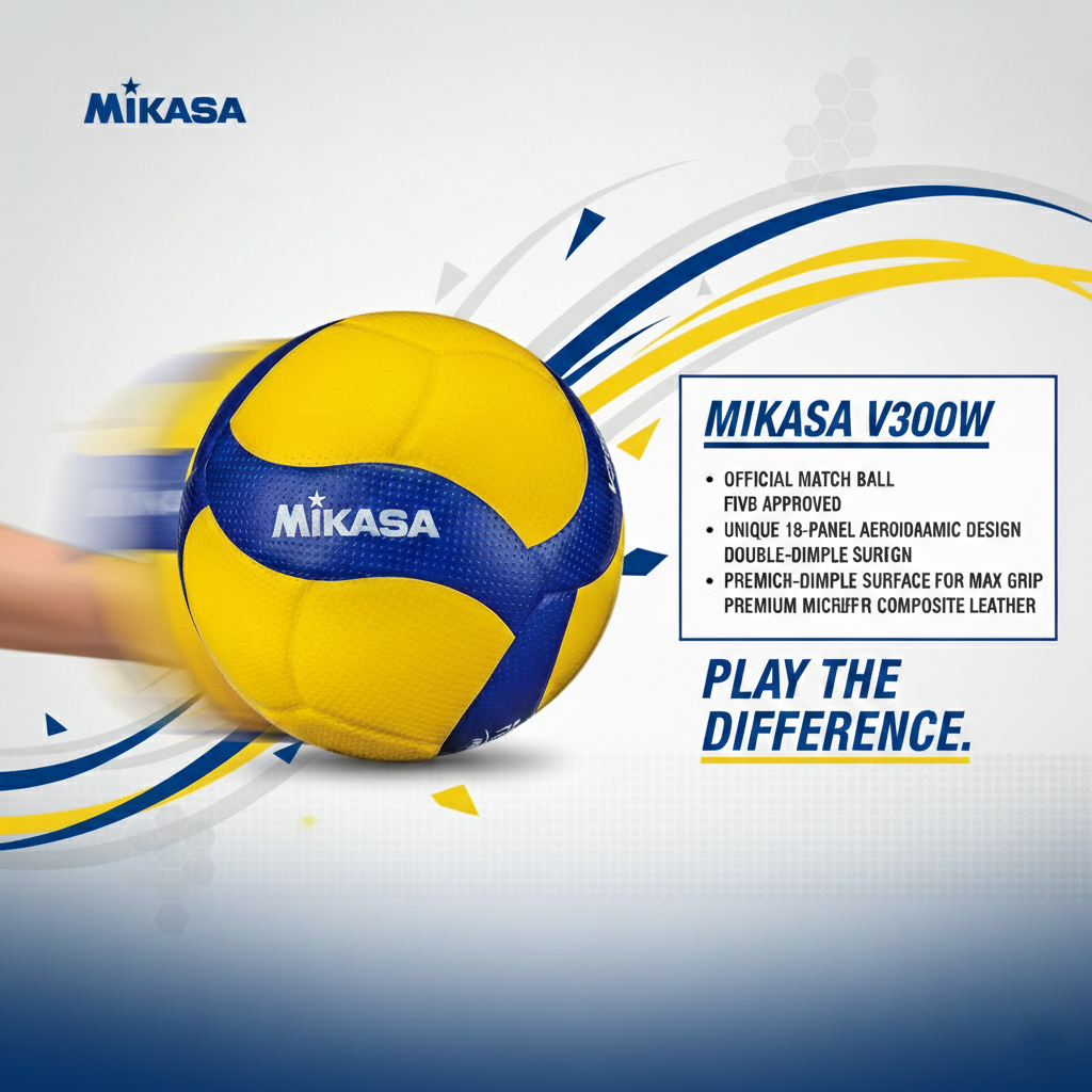 MIKASA V300W VOLLEYBALL BALL thumbnail 3