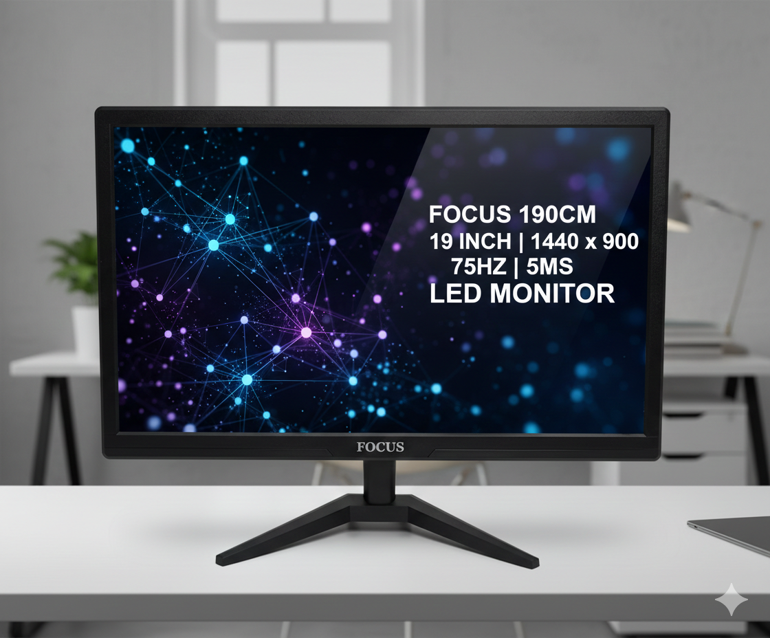 Focus 190CM 19 INCH 1440 x 900 75HZ 5MS LED MONITOR