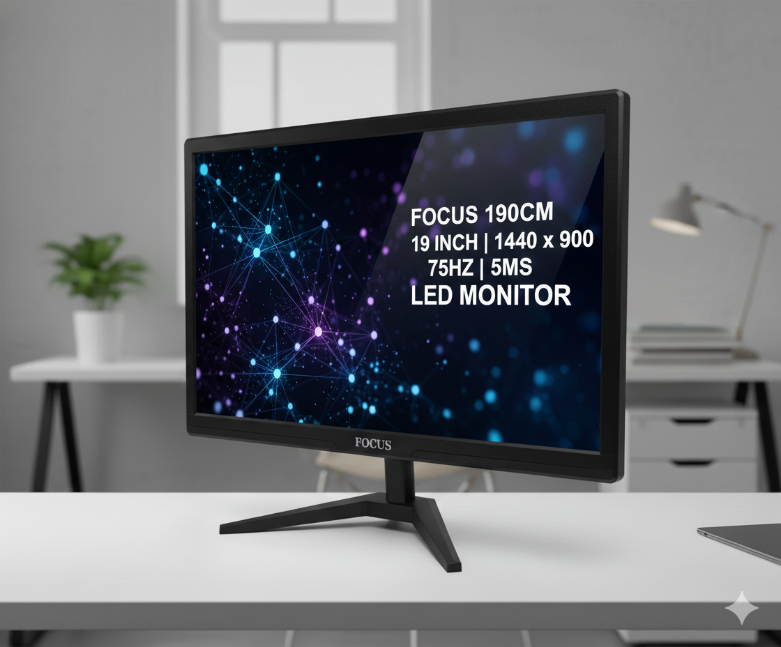 Focus 190CM 19 INCH 1440 x 900 75HZ 5MS LED MONITOR thumbnail 3