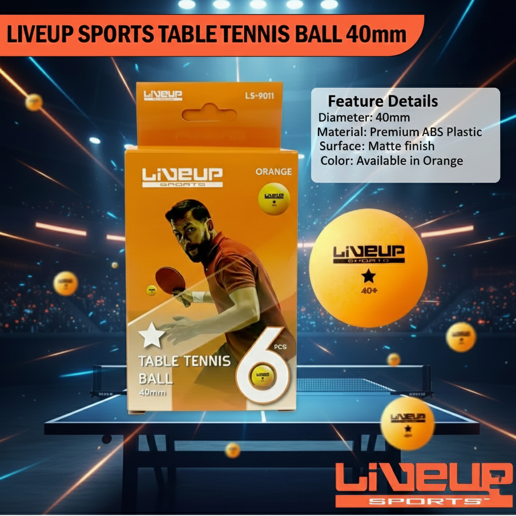 LIVEUP SPORTS TABLE TENNIS BALL 40mm thumbnail 4