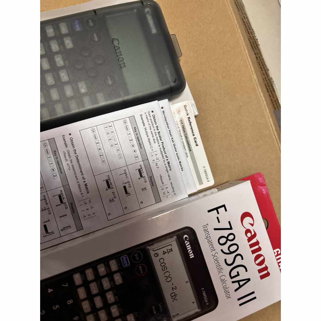 CANON F-789SGA II 2ND GEN SCIENTIFIC CALCULATOR PRC APPROVED thumbnail 4