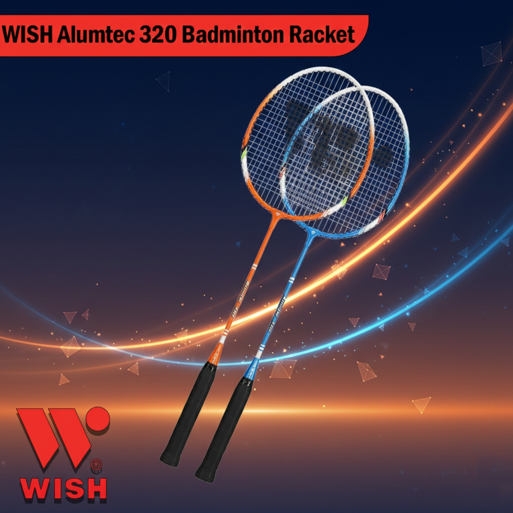 WISH ALUMTEC 320 BADMINTON RACKET thumbnail 3